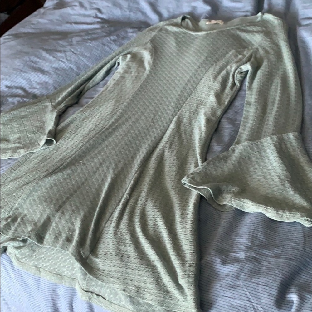 Altar’d State Mint Long Sleeve Dress